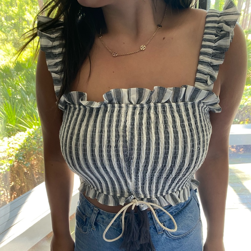 adjustable crop top